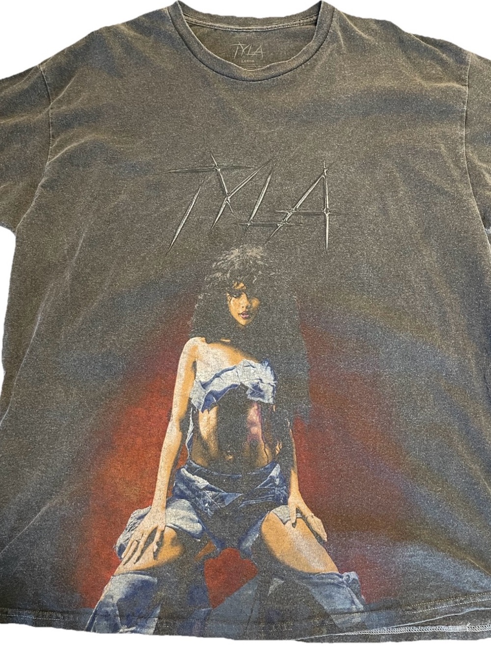 Tyla T-Shirt Large Official Merchandise Urban Outfitters Gray